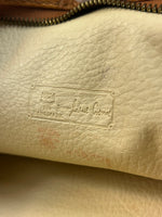 MCM Cognac Leather Clutch Bag