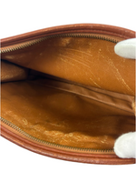 MCM Cognac Leather Clutch Bag