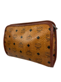 MCM Cognac Leather Clutch Bag
