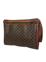Celine Macadam Leather Clutch Bag