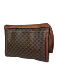 Celine Macadam Leather Clutch Bag