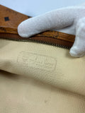 MCM Cognac Leather Clutch Bag