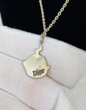 Dior .925 Silver Cry Baby Necklace