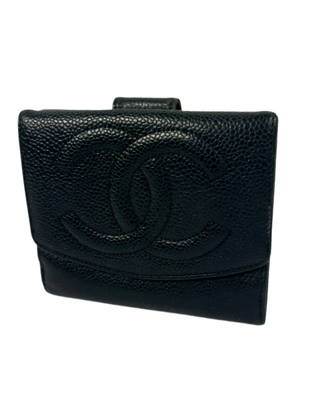 Chanel CC Caviar Bifold Wallet