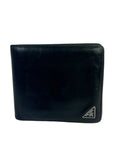 Prada Tessuto Nero Leather Bifold Wallet