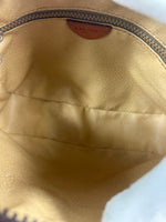 Celine Macadam Leather Bow Crossbody Bag