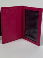 Gucci Pink Leather Card Holder