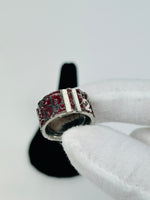 Dior Red Trotter 2 Ring Size 6