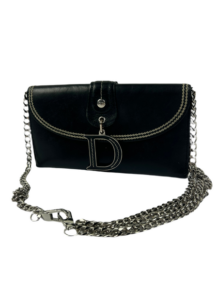 Dior D Leather Long Wallet