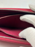 Dior Pink Leather Zippy Wallet