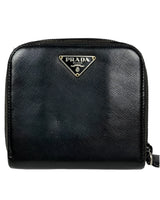 Prada Tessuto Nero Zippy Wallet