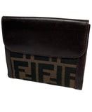 Fendi Zucca Monogram Leather Bifold Wallet