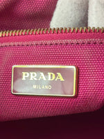 Prada Canapa Canvas Tote Bag