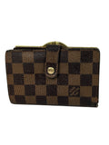 Louis Vuitton Damier Ebene Kisslock Wallet