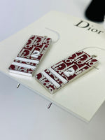 Dior Red Trotter 2 Earrings