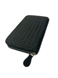 Bottega Veneta Nero Leather Zippy Wallet