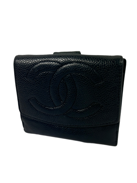 Chanel CC Caviar Bifold Wallet