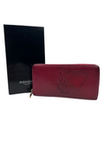 Yves Saint Laurent YSL Leather Zippy Wallet