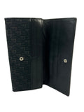 Dior Black Trotter Leather Long Wallet