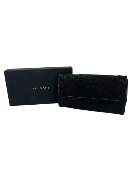 Bvlgari Leather Long Wallet