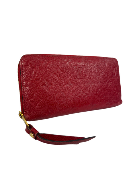 Louis Vuitton Monogram Empreinte Leather Zippy Wallet