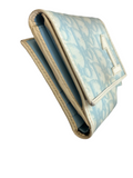 Dior Blue Trotter 1 Bifold Wallet