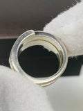 Gucci .925 Silver Swirl G Ring