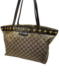 Gucci GG Monogram Studded Tote Bag