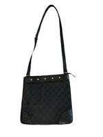 Gucci GG Monogram Studded Crossbody Bag