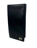 Gucci Black Leather Long Wallet
