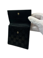 Gucci GG Monogram Leather Trifold Wallet