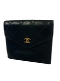 Chanel CC Quilted Leather Bifold Wallet