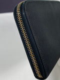 Prada Tessuto Gold Nylon Zippy Wallet