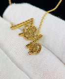 Vivienne Westwood Encrusted Love Necklace