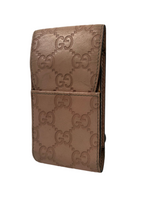 Gucci GG Monogram Leather Cigarette Case