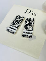 Dior Black Trotter 2 Earrings