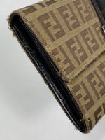 Fendi Zucca Monogram long wallet