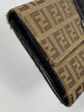 Fendi Zucca Monogram long wallet