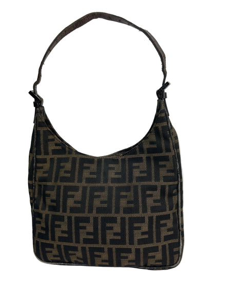 Fendi Zucca Monogram Shoulder Bag