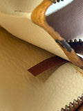 MCM Cognac Leather Clutch Bag