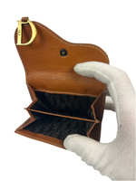 Dior D Buckle Leather Bifold Wallet