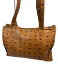 MCM Cognac Leather Shoulder Bag