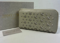 Jimmy Choo Studded Leather Zippy wallet