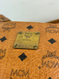 MCM Cognac Leather Shoulder Bag