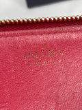 Prada Saffiano Metal Peonia Cles Wallet