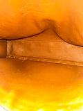 MCM Cognac Leather Clutch Bag