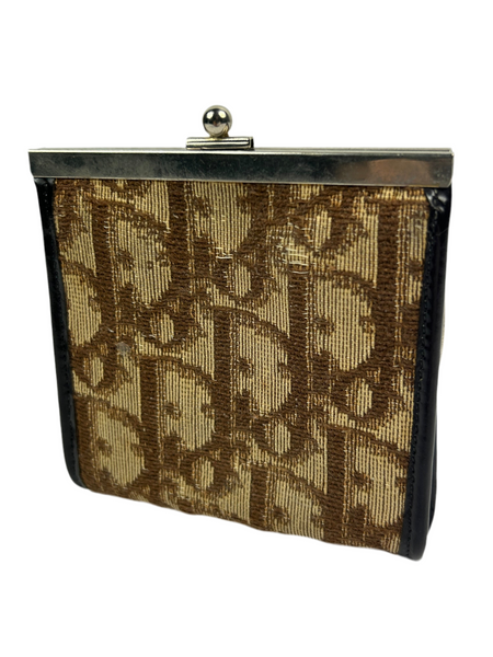 Dior Trotter Monogram Leather Coin Pouch