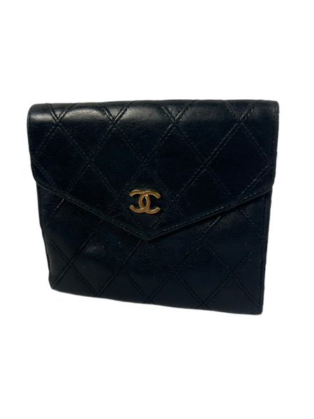 Chanel CC Quilted Bifold Wallet