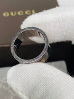 Gucci .925 Silver G Ring Size 12