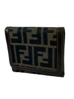 Fendi Zucca Monogram Trifold Wallet
